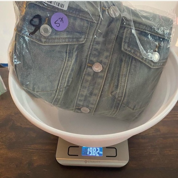 PrettyLittleThing denim bodysuit size 2 - Picture 7 of 7